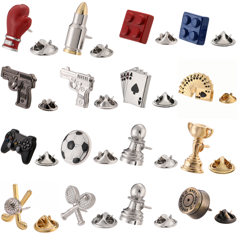 Eyepin Ball End - Broche clássico masculino feminino, broche de