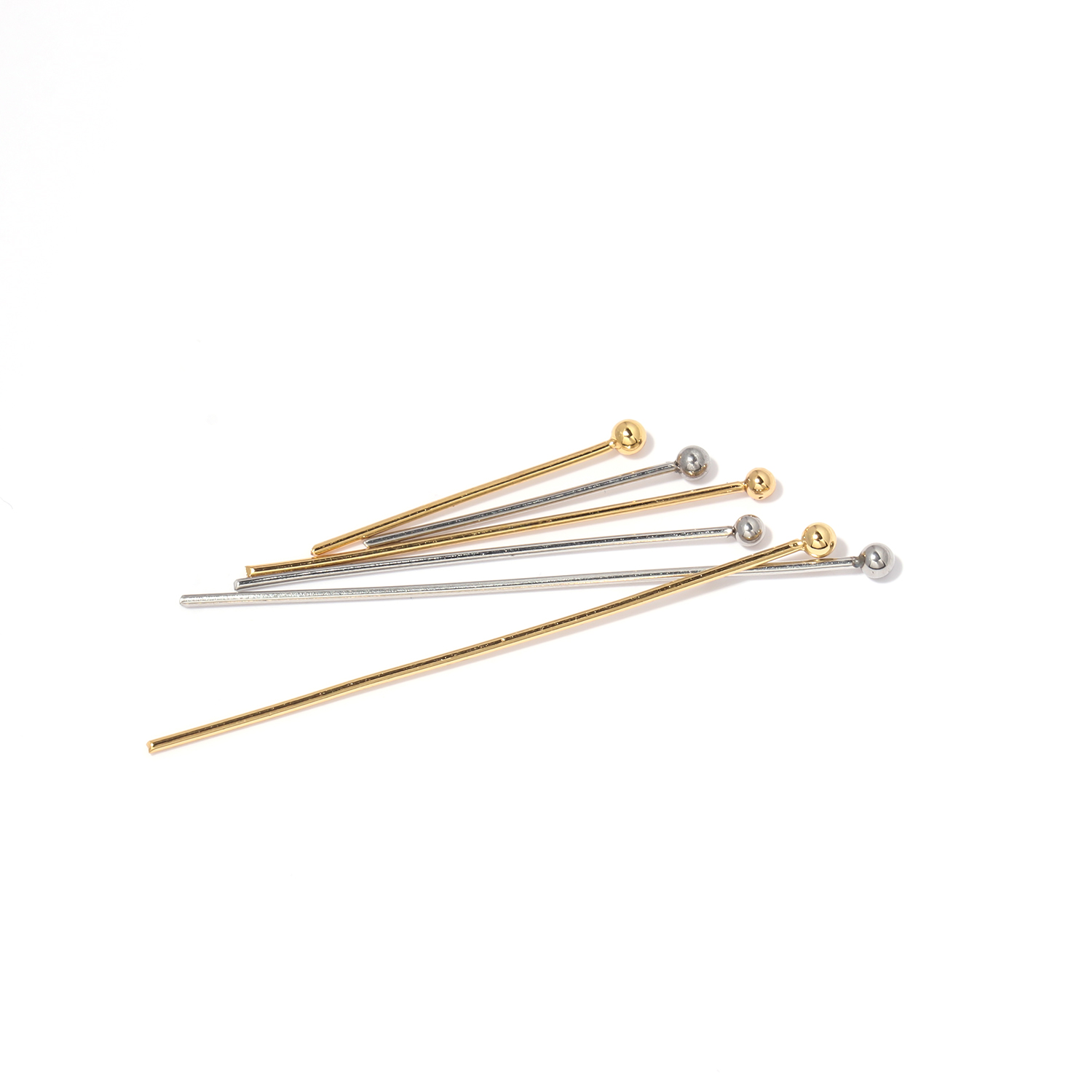 Eyepin Ball End - Stainless Steel Metal Encantos para Fazer