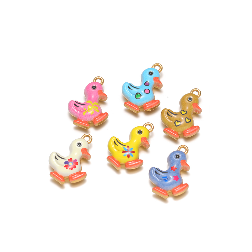 Jewelry Making For Kids - 4 peças de Pingentes de Pato