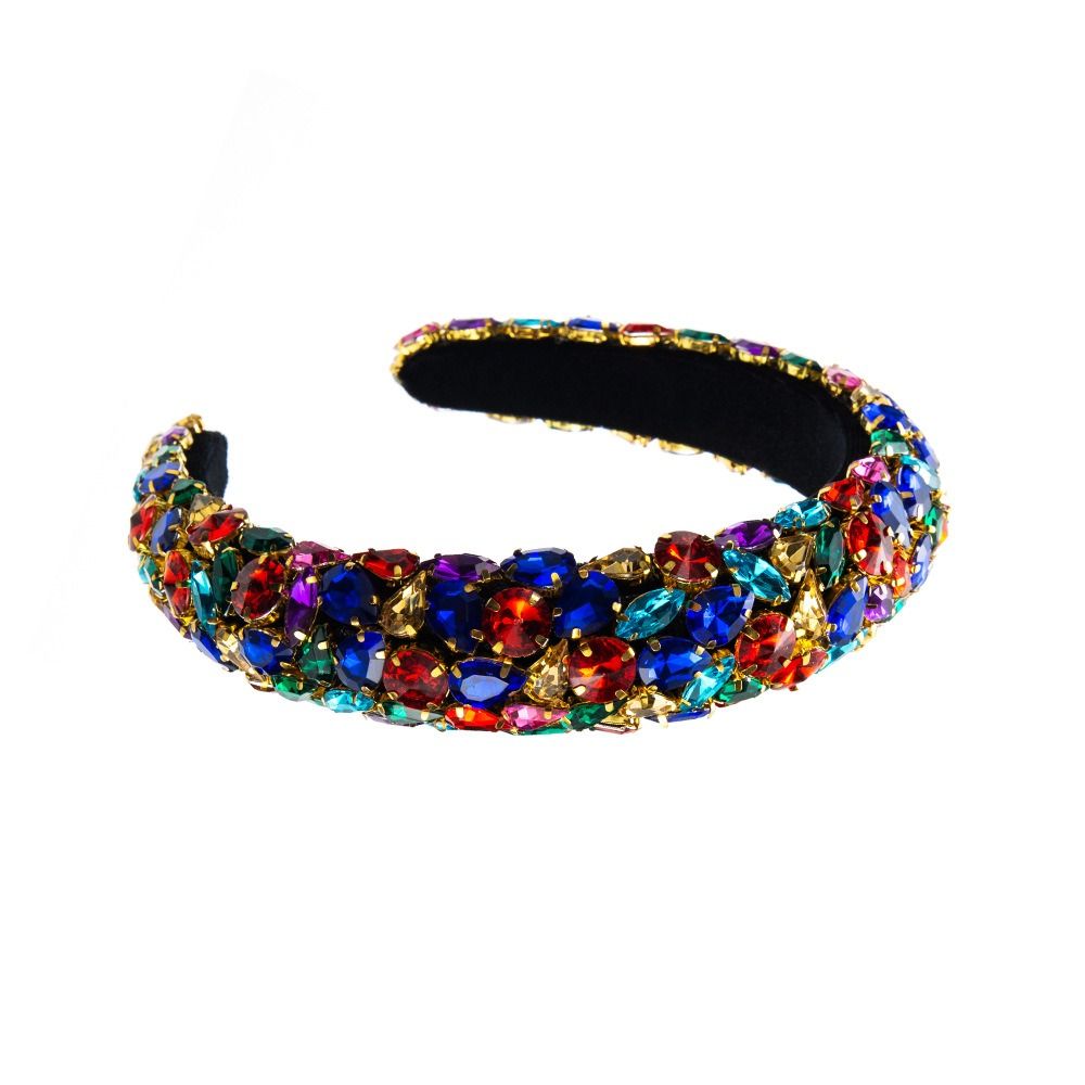 Jewelry Making For Kids - Tiara Retrô Colorida com Strass, Acessório