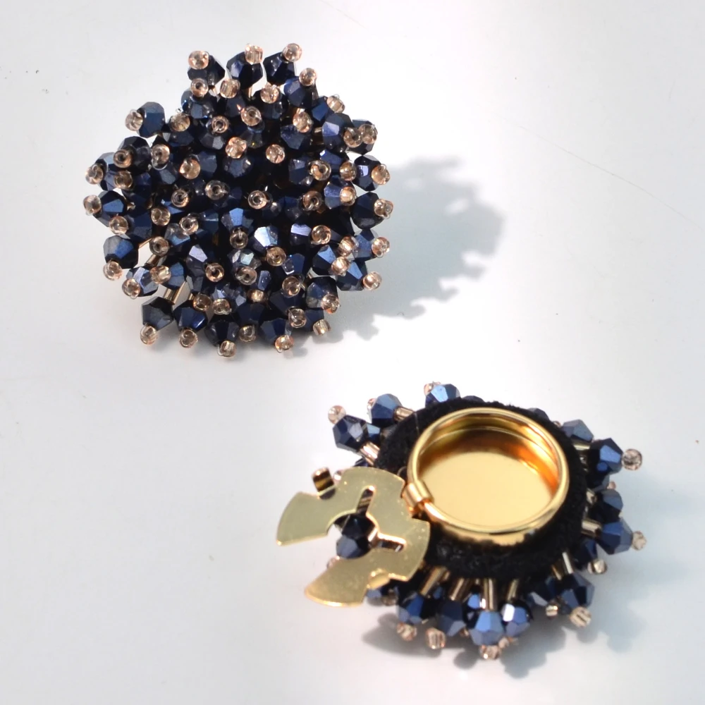 Jewelry Making Accessories - 2 pçs elegante botão cobre artesanal