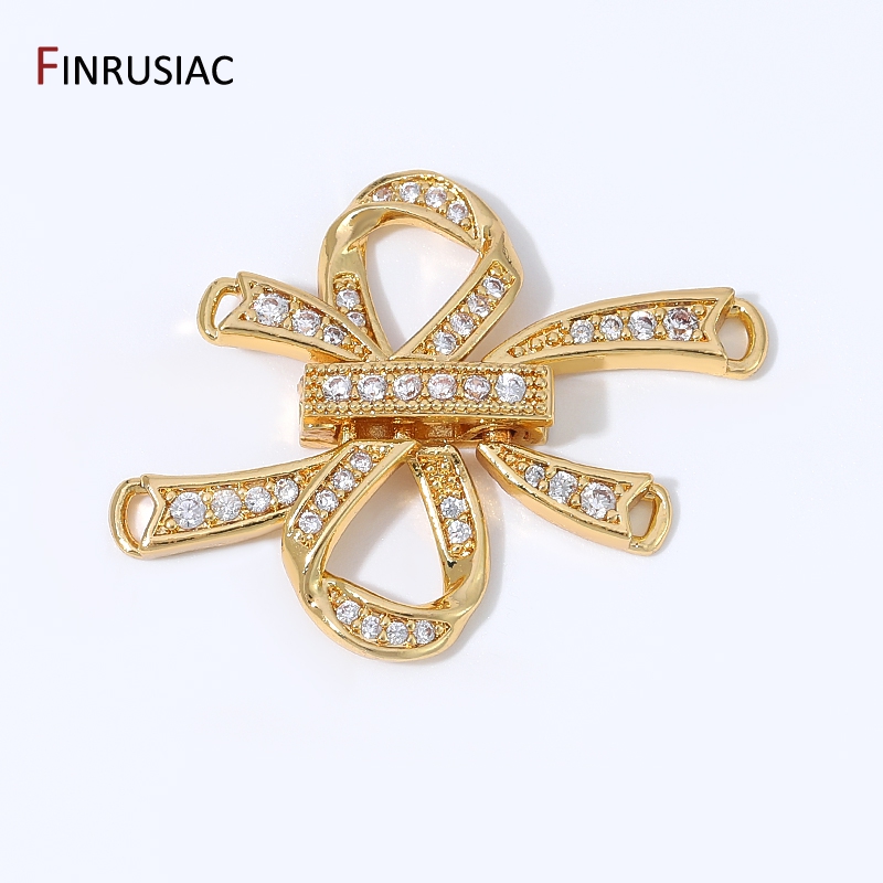 Jewelry Making Designs - Fecho de Laço Oco em Latão