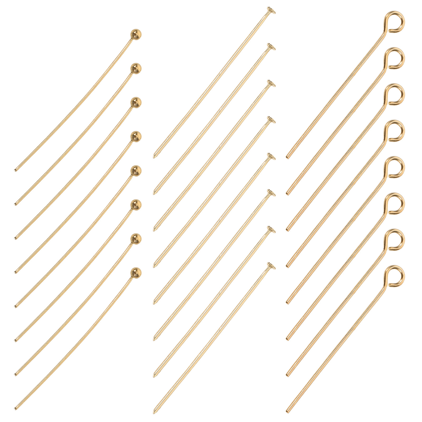 Eyepin Ball End - 150 Peças de Alfinetes para Fabricação