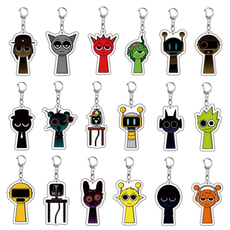 Jewelry Making Resin - Incredibox Sprunky Beats Rhythm Crew Chaveiro