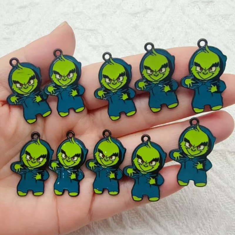 Jewelry Making Accessories - 10 peças de pingente de Natal