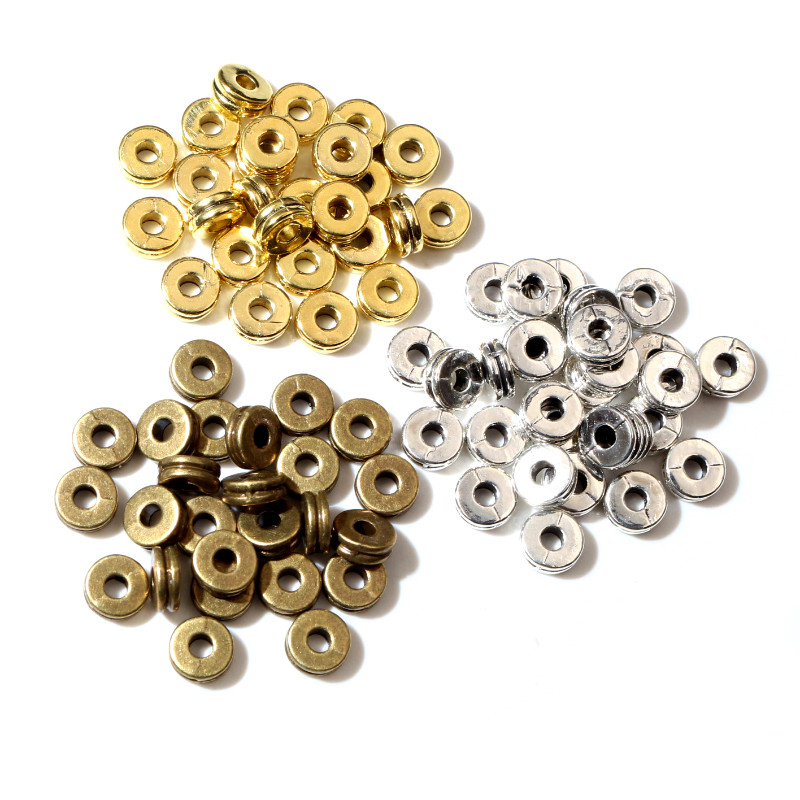 Eyepin Ball End - 100pcs 6x6x2.5 milímetros Ouro Antigo de