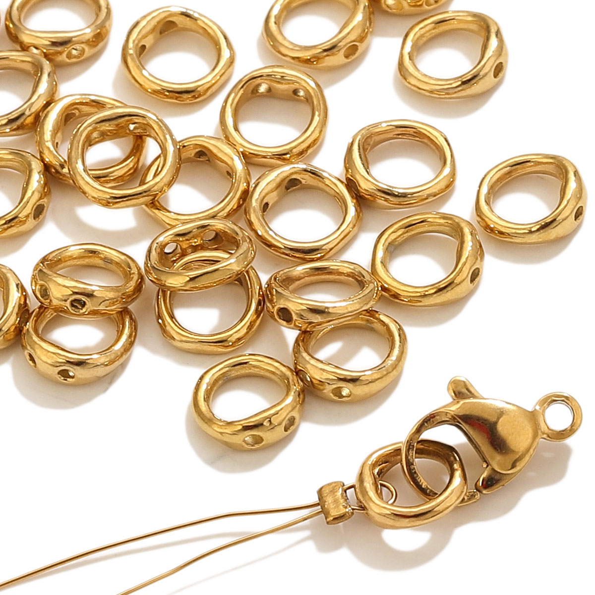 20 peças de Fechos de Aço Inox - Jewelry Making Designs avaliação e preço