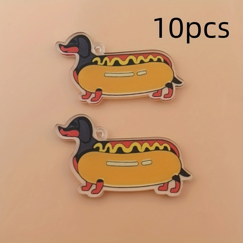10 peças de pingente de cachor - Jewelry Making Accessories avaliação e preço