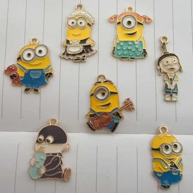 10 peças de pingente de desenh - Jewelry Making Accessories avaliação e preço