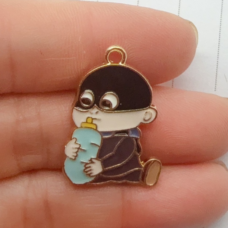 10 peças de pingente de desenh - Jewelry Making Accessories avaliação e preço