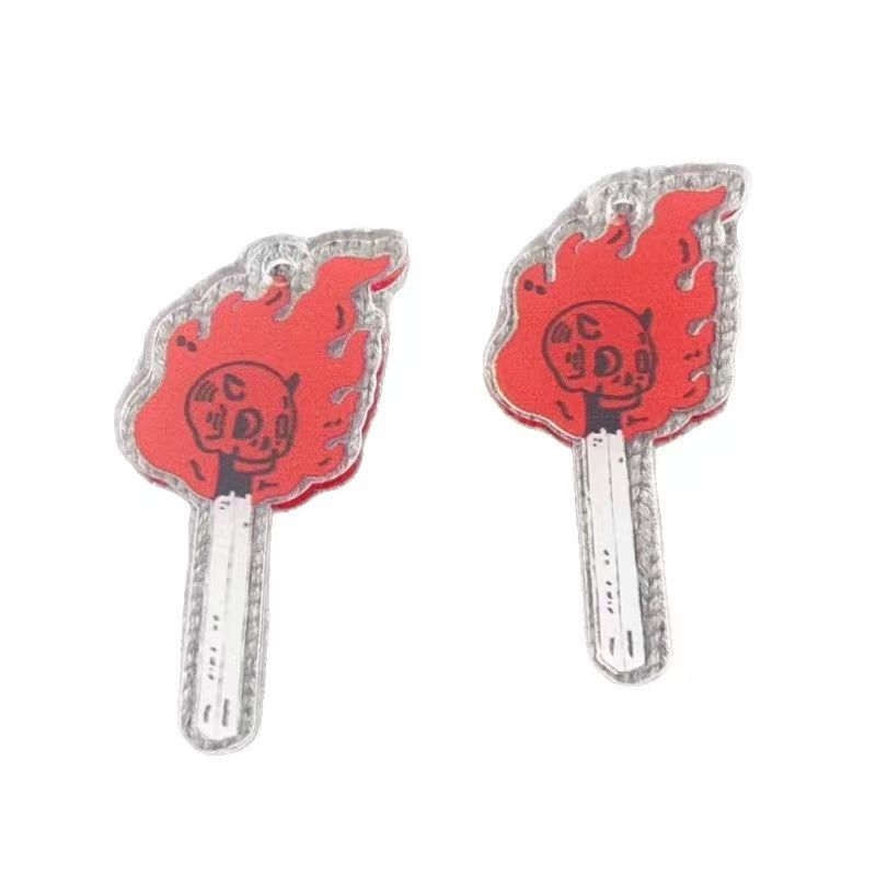 Pingente de crânio em acrílico - Jewelry Making Accessories avaliação e preço