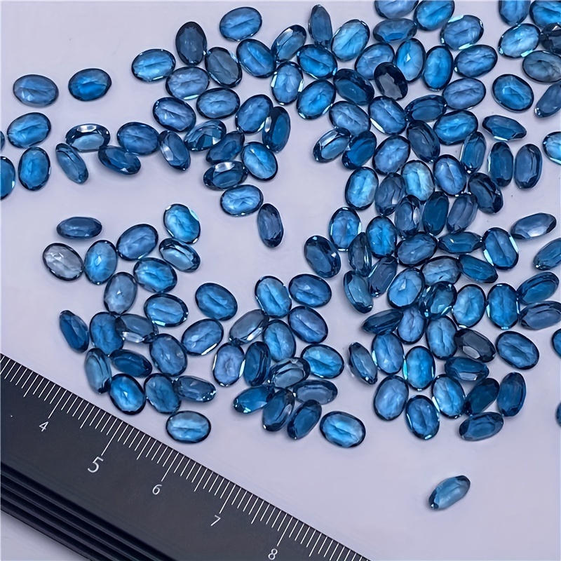 1pc natural Londres azul topáz - Jewelry Making In London avaliação e preço