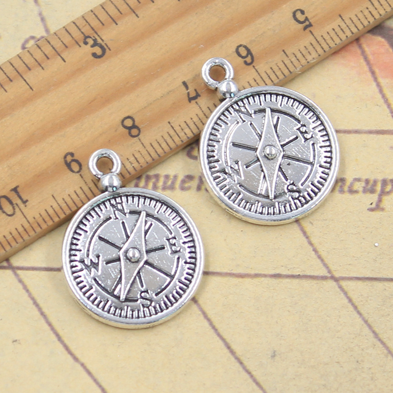 10 pçs encantos guia de bússol - Jewelry Making Guide avaliação e preço