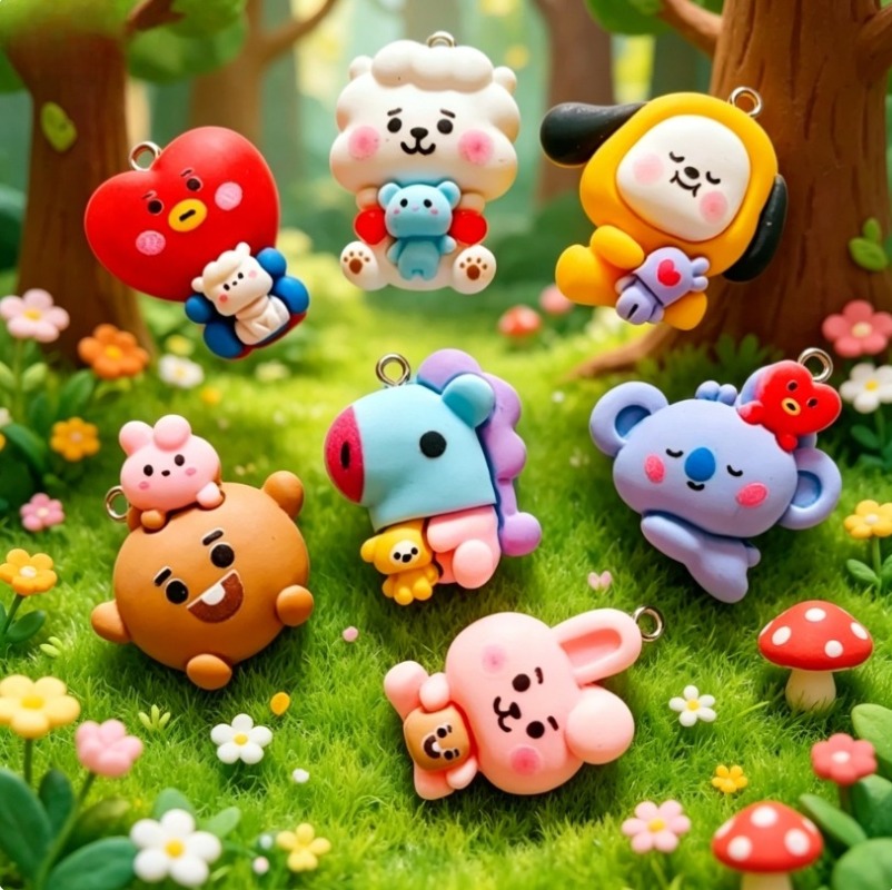 7 peças de pingentes de resina - Jewelry Making Designs avaliação e preço