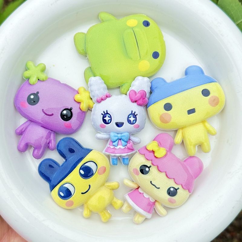 Contas ocas impressas em ambos - Jewelry Making Accessories avaliação e preço