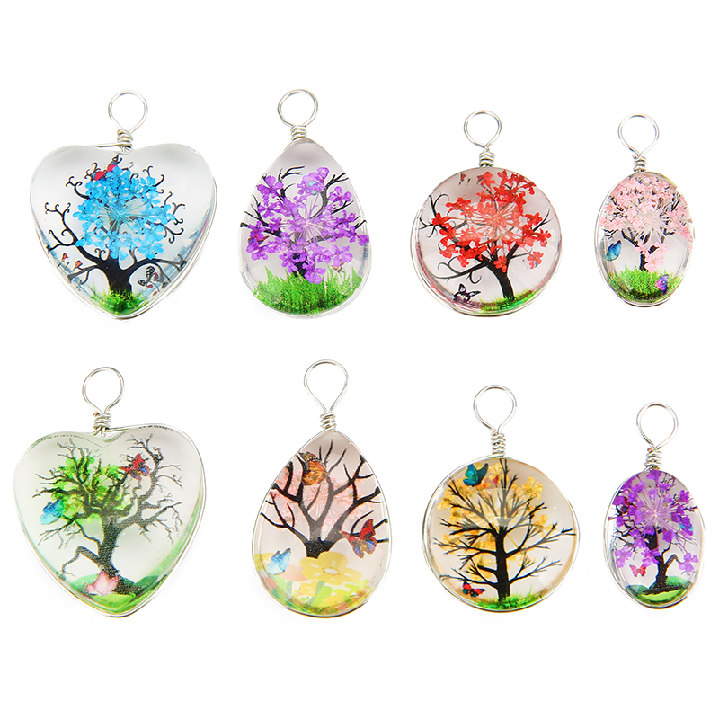 5 pçs árvore colorida cristal  - Jewelry Making For Beginners avaliação e preço
