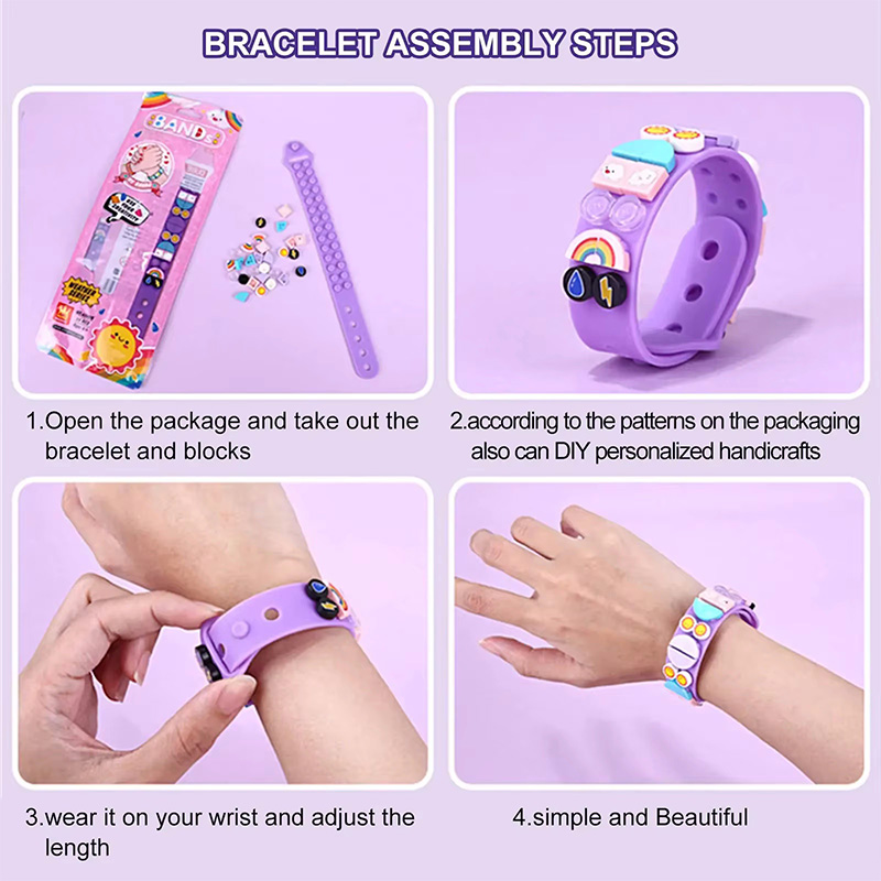 6 pçs/set crianças blocos de c - Jewelry Making For Kids avaliação e preço