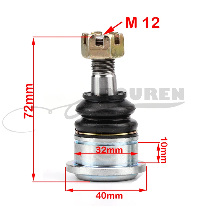 1 par m12x10 junta esférica ti - Eyepin Ball End avaliação e preço