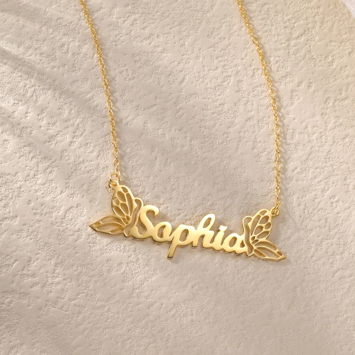 Colar de borboleta com nome pe - Jewelry Making For Kids avaliação e preço