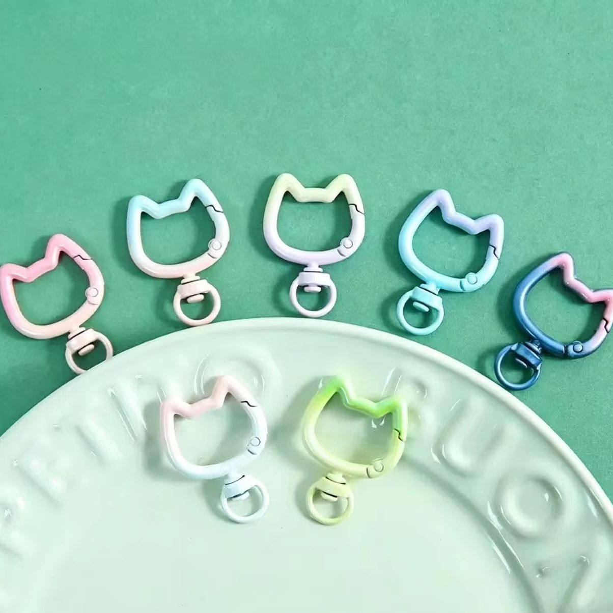 5-10 Peças Mosquetão Gradiente - Jewelry Making Designs avaliação e preço