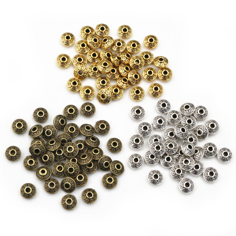 100 peças 6x6x3.5mm bronze ant - Eyepin Ball End avaliação e preço